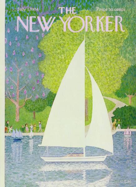 Peaceful Sailing on a Sunny Day Poster