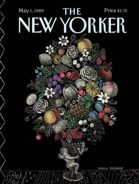 Floral and Fruit Bouquet Poster