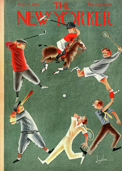 Sports Enthusiasts Collage Poster