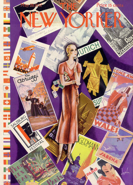Vintage Travel Poster Collection Poster