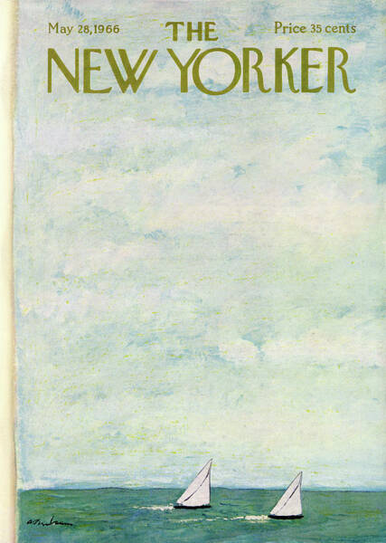 Sailboats Under a Vast Sky Poster