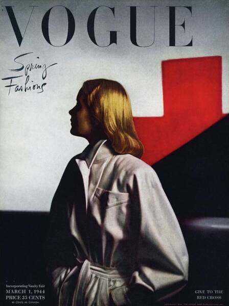 Vogue Spring Fashions 1944 Poster