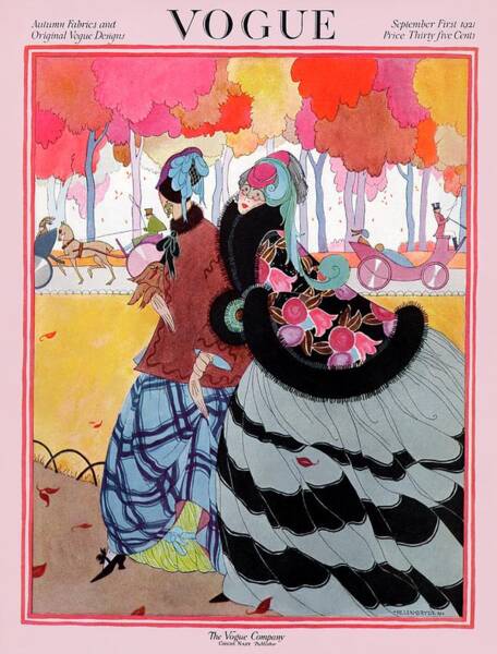 Elegant Vogue Fashion in Autumn Poster