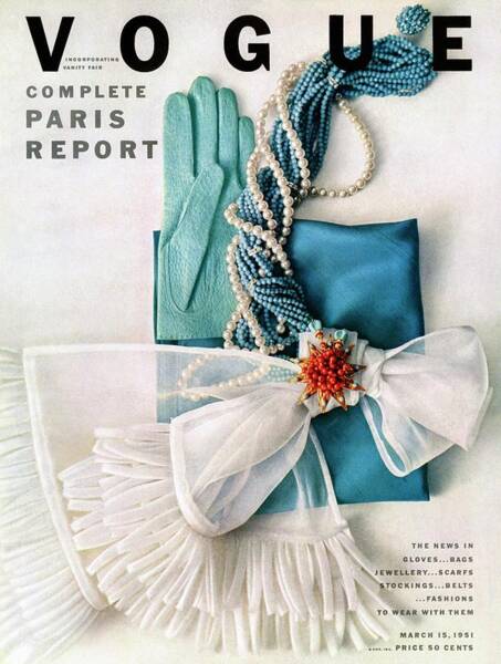 Vogue Paris Report Cover 1951 Poster