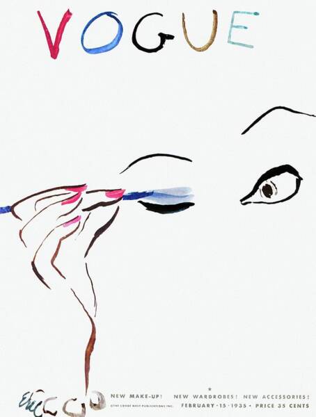 Vogue Makeup Art Poster