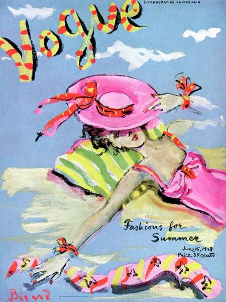 Vogue Summer Fashion 1939 Poster