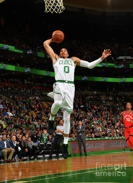 jayson tatum poster lebron
