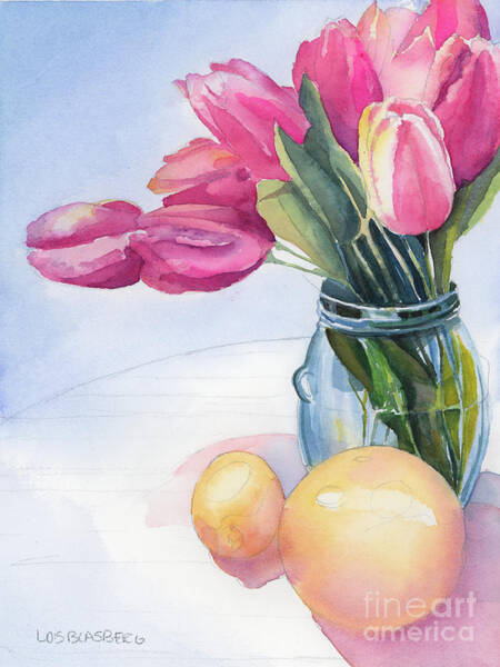 Citrus And Tulip Poster