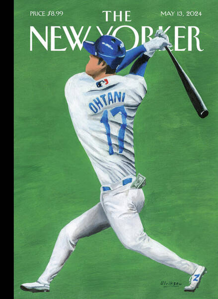 Shohei Ohtani Swinging Bat Poster