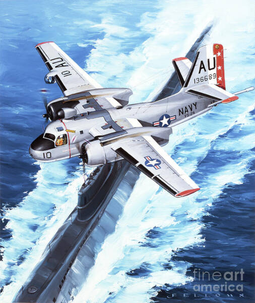 Grumman S2F-1S1 Tracker in Action Poster