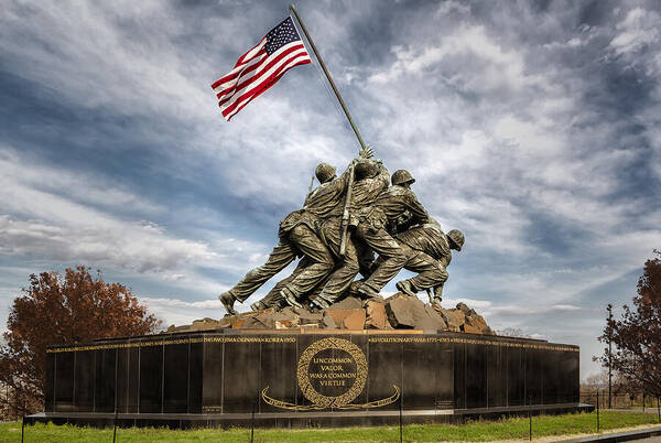 Iwo Jima Memorial Captured Poster