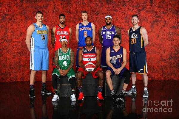 Nba All-star Portraits 2017 #4 Poster by Jesse D. Garrabrant - NBA