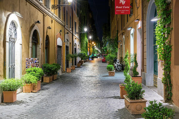 Rome, Via Margutta, Italy Poster