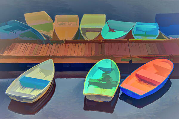 Boat Abstract #4 Poster