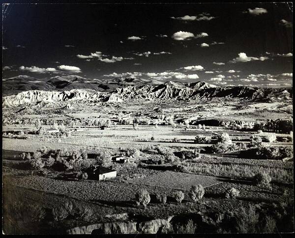 Dramatic Mountain Landscape at Dusk Poster