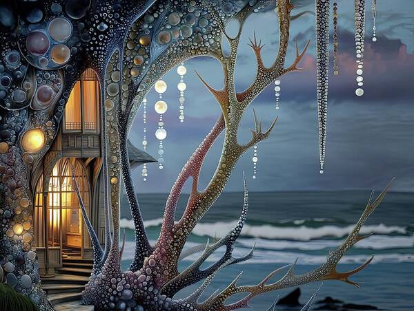 Whimsical Seaside Dreamscape Poster