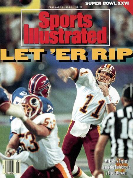 Mark Rypien on Sports Illustrated Cover Art Print