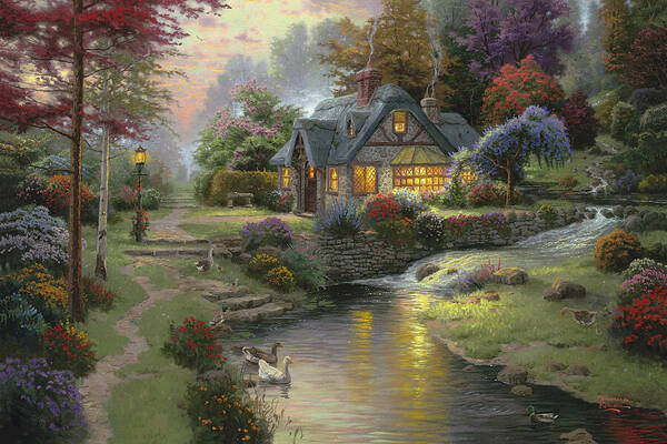 Light Wall Art for Sale by Thomas Kinkade