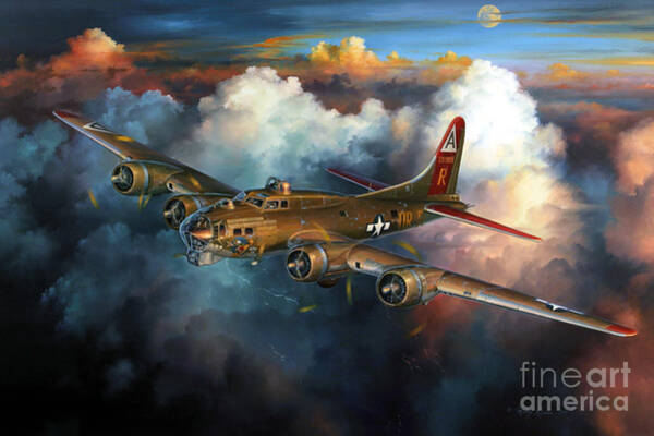 Transportation Wall Art featuring the painting Last Flight For Nine-O-Nine by Randy Green