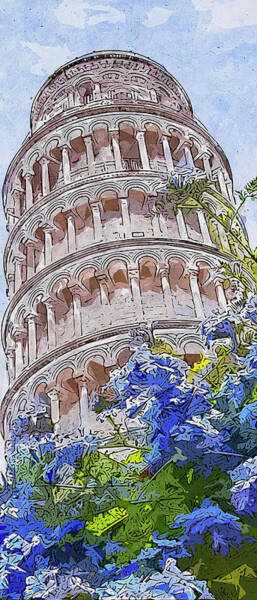Leaning Tower Of Pisa - 02 Art Print