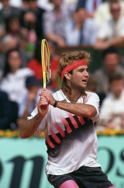 Tennis Player in Action Wall Art