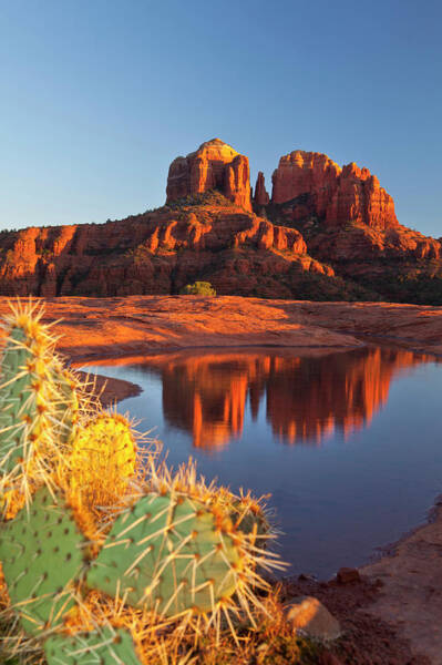 Sunset at Cathedral Rock Wall Art