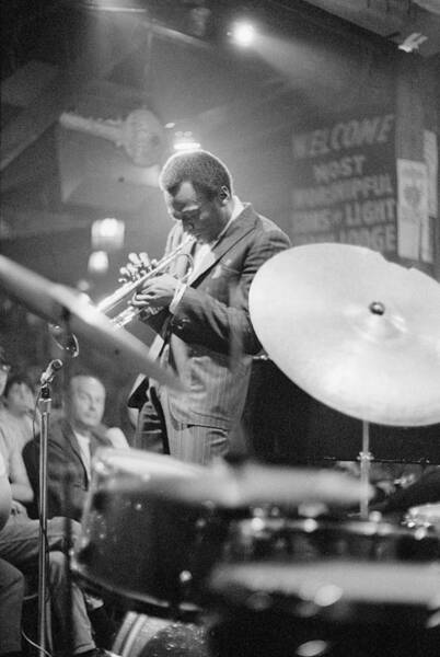 Legendary Jazz Trumpeter in Concert Wall Art