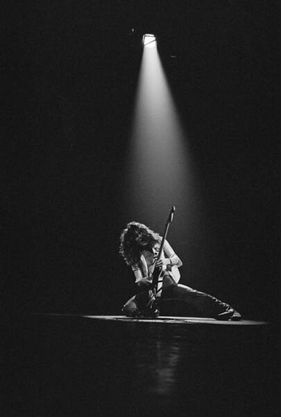 Dramatic Guitar Solo Performance Photograph