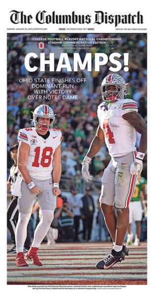 Ohio State Buckeyes Celebrate Victory Digital Art