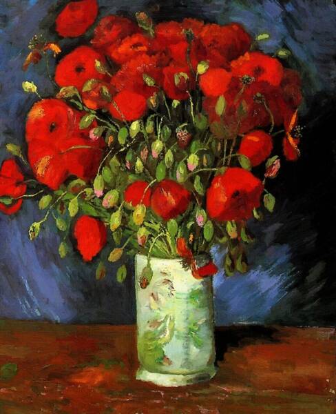Vincent van Gogh's Red Poppies Wall Art