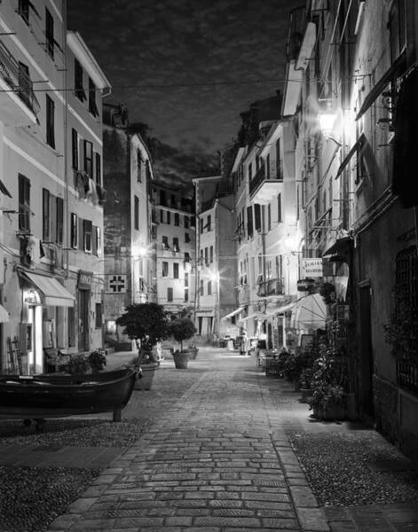 Charming Night in Italian Alley Wall Art