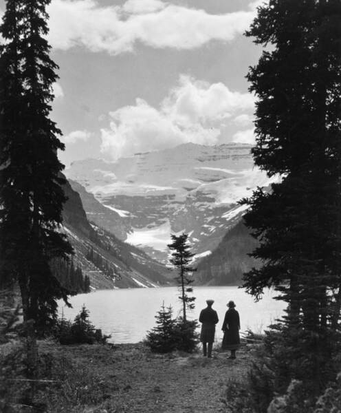 Majestic Mountain Lake View Wall Art