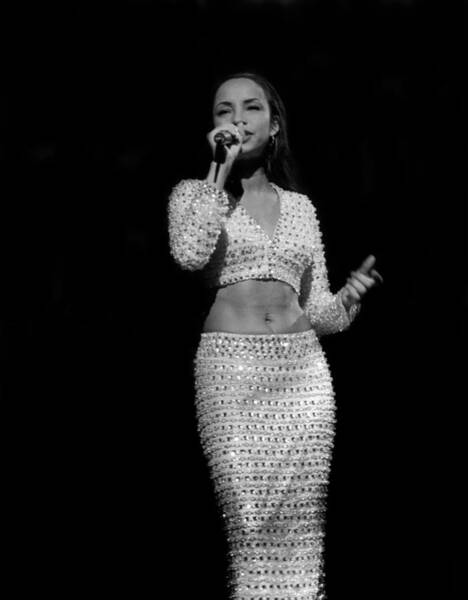 Sade Performing on Stage Wall Art