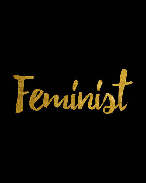 Feminist Gold Foil Art Print