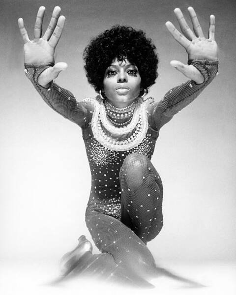 Wall Art featuring the photograph Diana Ross Portrait Session #21 by Harry Langdon