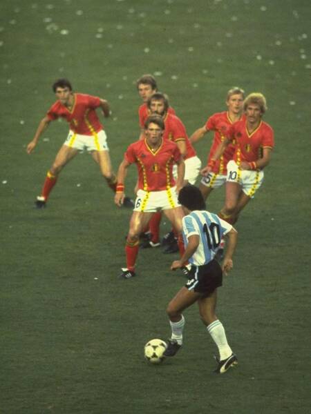 Maradona's Legendary World Cup Moment Wall Art