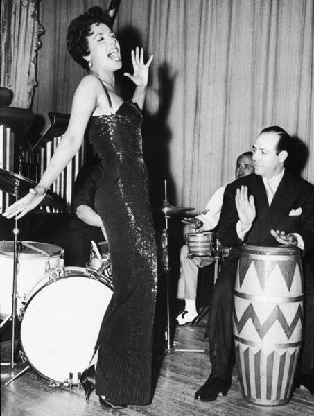 Elegant Jazz Singer Performing Wall Art
