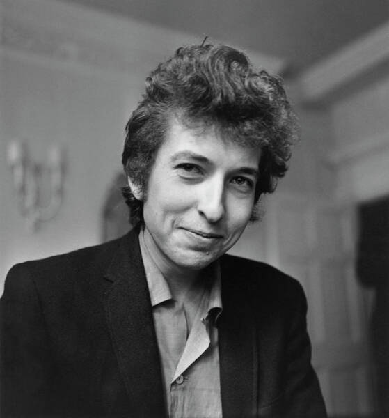 Bob Dylan Smiling Portrait Wall Art