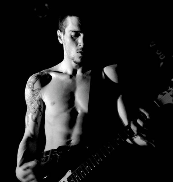 John Frusciante on Stage Wall Art