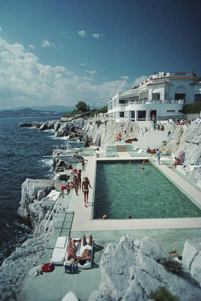 Seaside Villa with Infinity Pool Wall Art