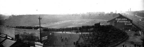 Vintage Chelsea Football Club Stadium Wall Art