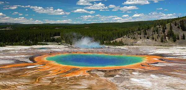 Grand Prismatic Spring in Yellowstone Wall Art
