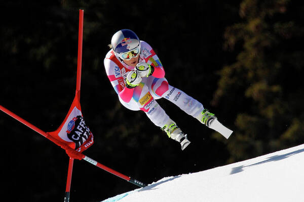 Downhill Skiing Competition Moment Wall Art