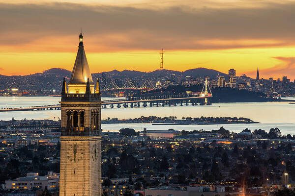 Twilight Over San Francisco Bay Wall Art