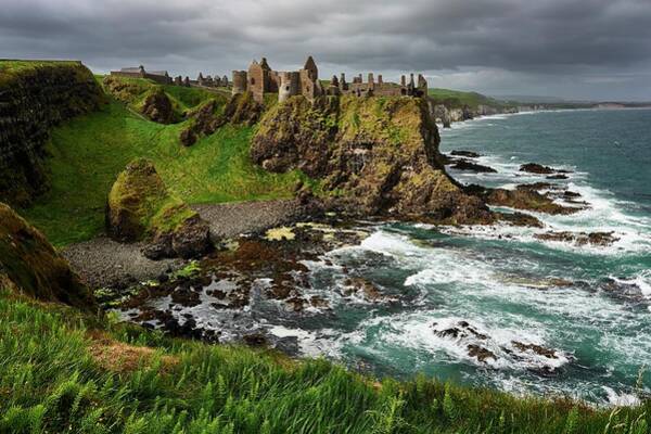 Ruins by the Sea Wall Art