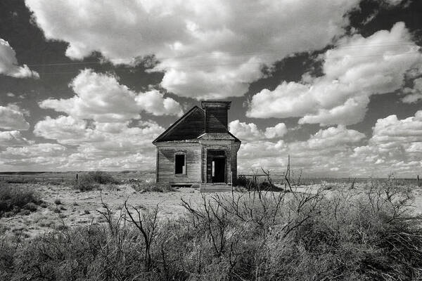 Church At Taiban New Mexico Art Print