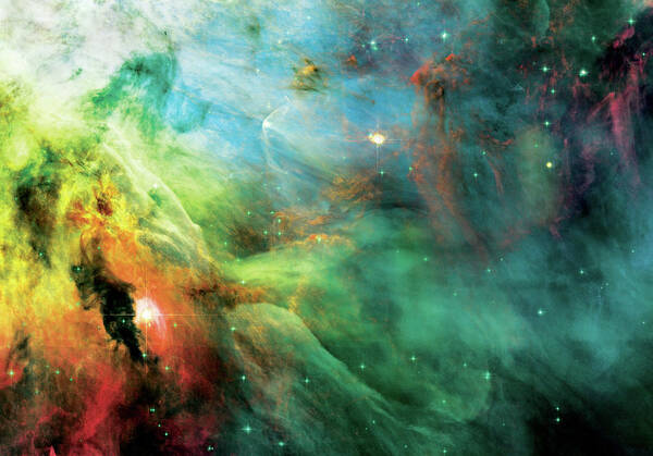 Vibrant Cosmic Nebula Wall Art