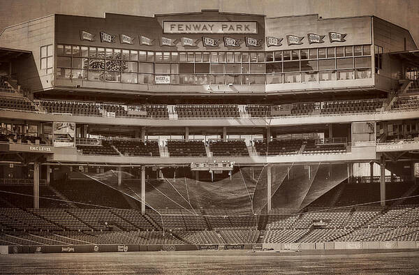 Historic Fenway Park Stands Art Print