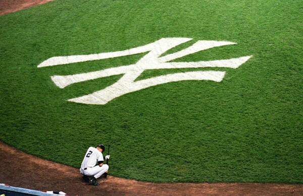 Baseball Player in Quiet Reflection Wall Art