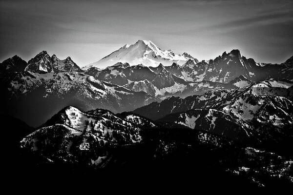 Majestic Snow-Capped Mountain Range Wall Art